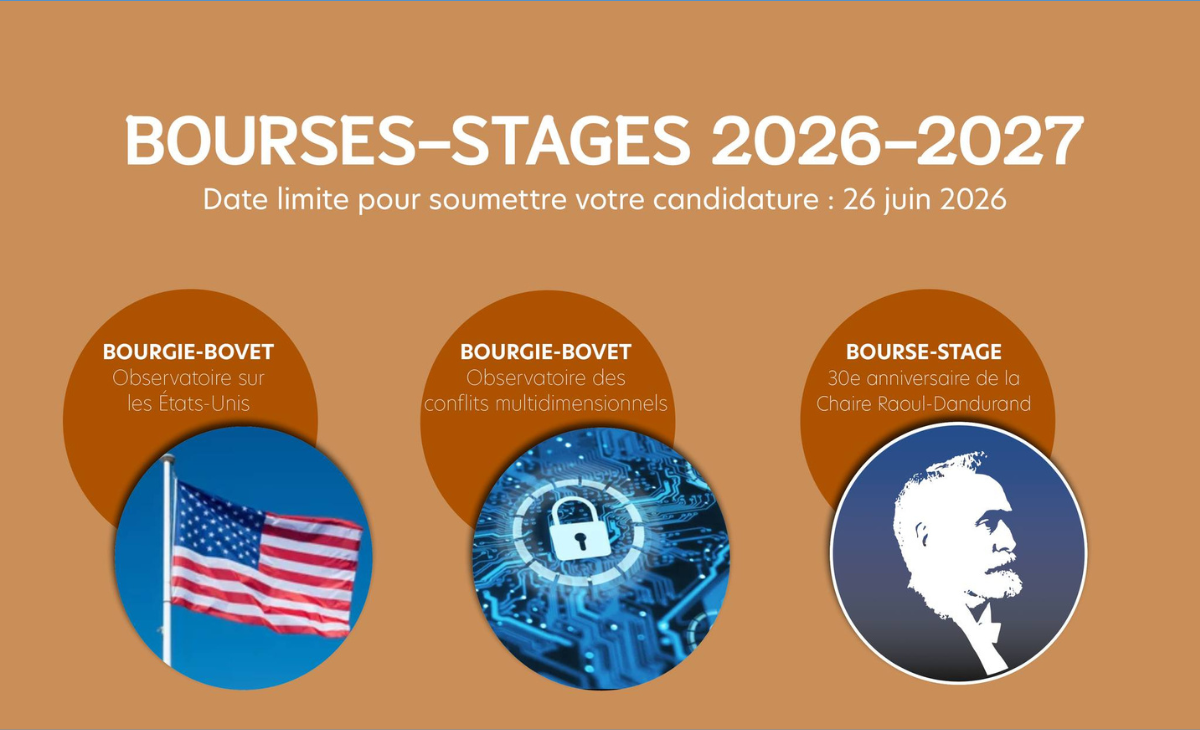 Concours pour l’année universitaire 2026-2027 – Chaire Raoul-Dandurand